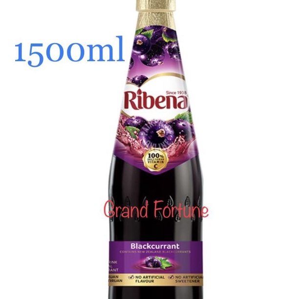 

RIBENA BLACKCURRANT 1500ML PREMIUM UK BLACKCURANT