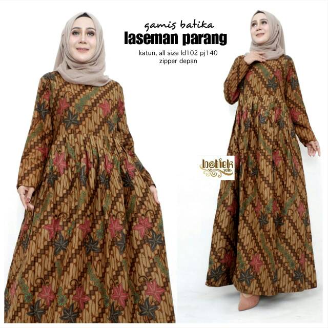 GAMIS BATIKA LASEMAN PARANG KELIR SOGAN BATIK MODERN