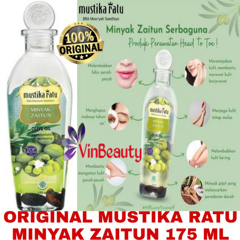 ORIGINAL MINYAK ZAITUN MUSTIKA RATU 175 ML / MUSTIKA RATU MINYAK ZAITUN 175ML