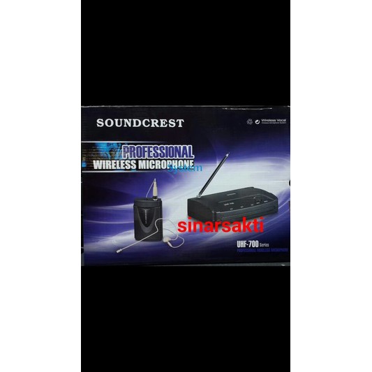 Mic wireless Soundcrest UHF 700 ( headset )