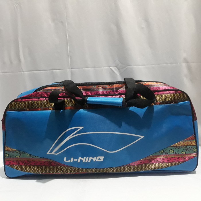 Tas Raket Badminton Lining Kotak 3R termo 02 - Cyan Murah