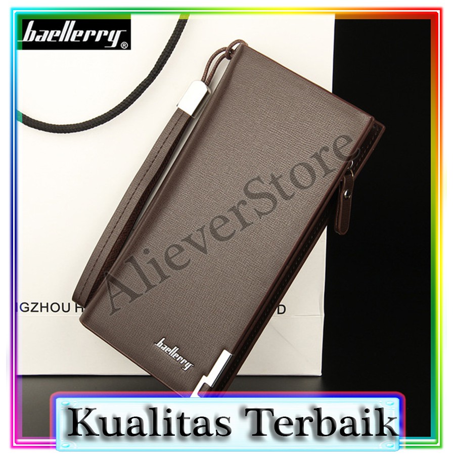 Baellerry Dompet Kulit Pria Kasual - SW002 - Coffee