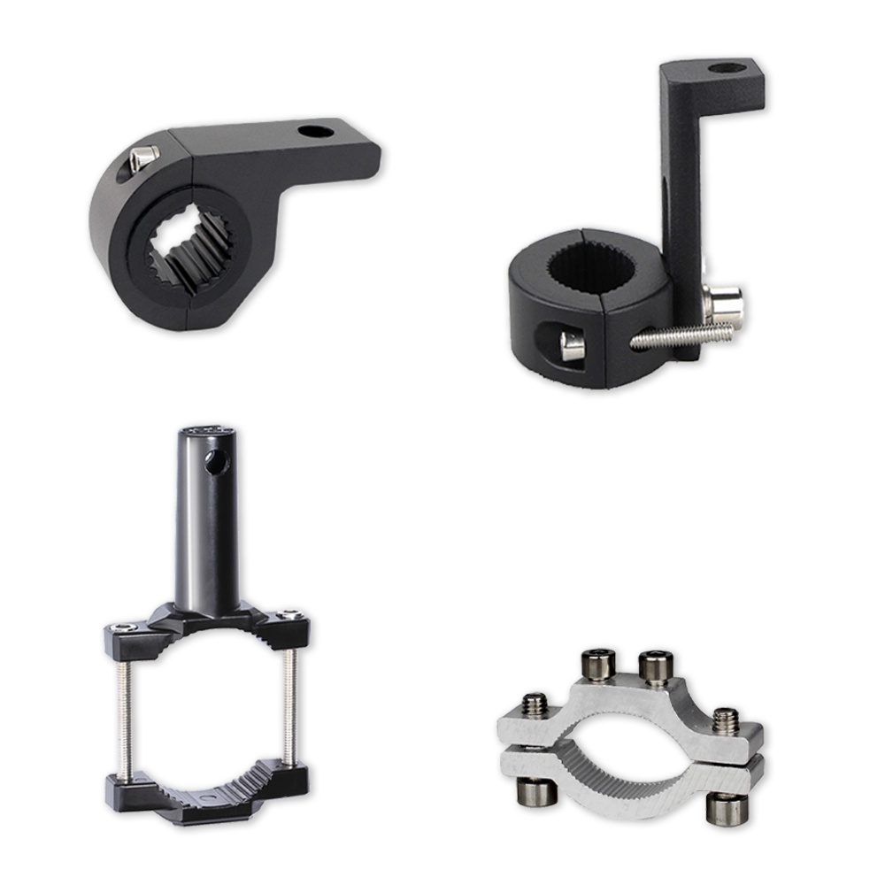 Sepeda Motor Lampu Bracket Lampu Sorot Mount Stang Fixed Clamp Bracket Sepeda Sekrup Aluminium Alloy Lampu Depan Pemegang Aksesoris Motor untuk YAMAHA