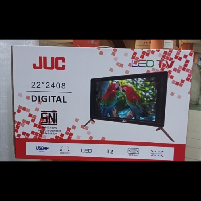 TV LED JUC DIGITAL 22&quot; INCH KV2408 T2 / TELEVISI KV 2408 T 2 - GARANSI RESMI