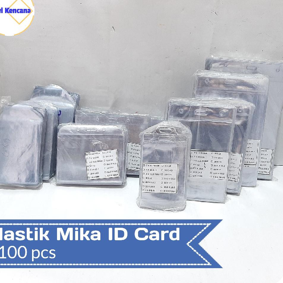 

Miliki - Plastik Mika Name Tag ID Card 100pcs