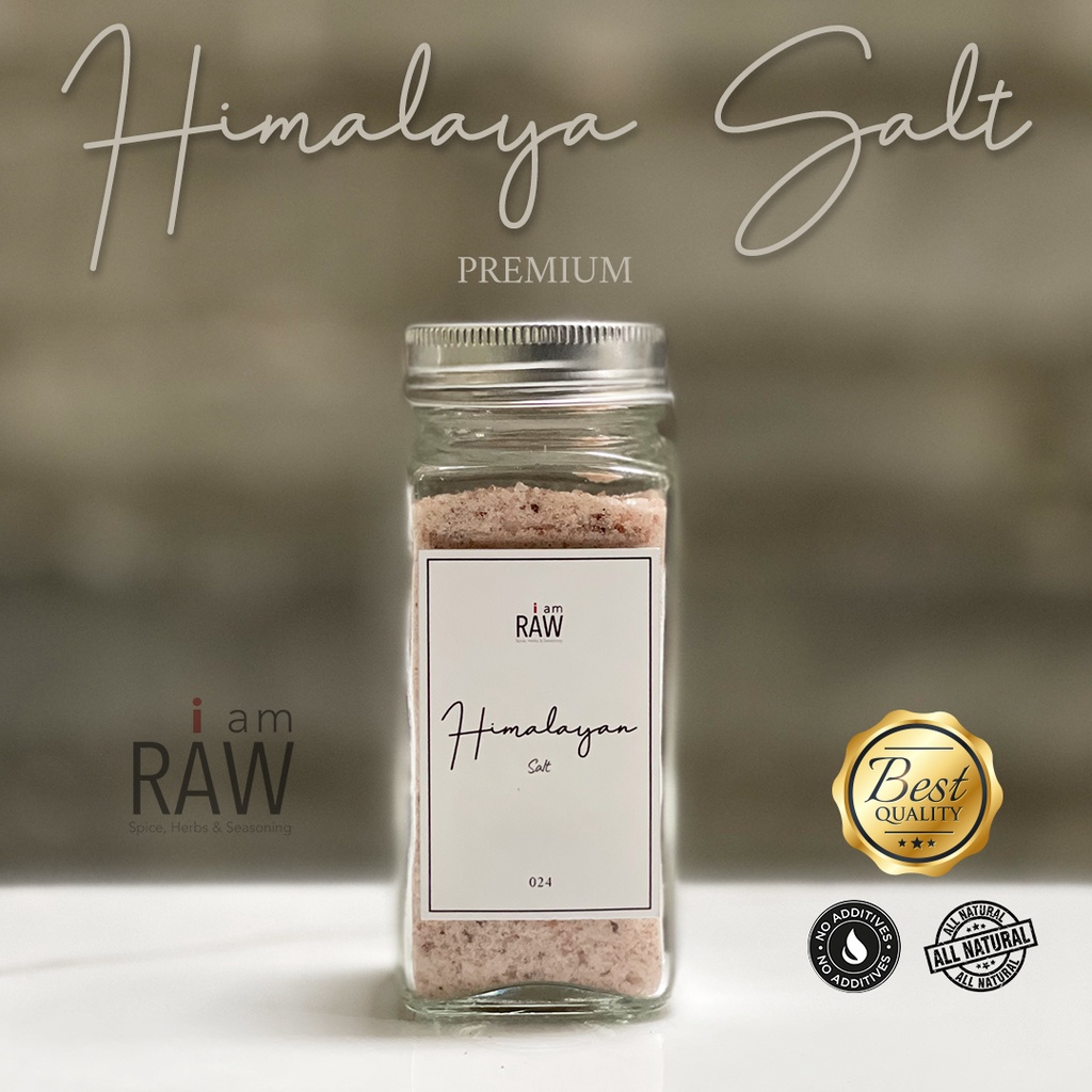 

IAM RAW GARAM HIMAYALA 125gr | NATURAL PINK HIMALAYAN SALT FINE 125gr