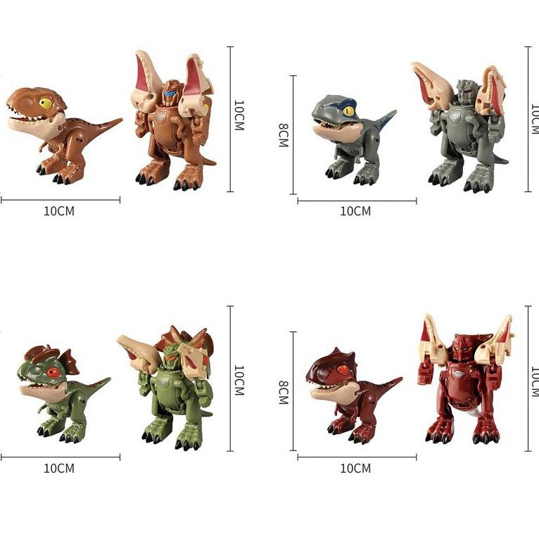 Ori Jurassic World Yuexing 8286 Funny Dinosaur - Snap Squad Dinosaurus Robot Transformers R𝓸ץalSҠ