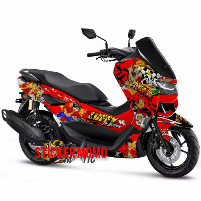 Decal Sticker new Nmax Variasi One Piece merah