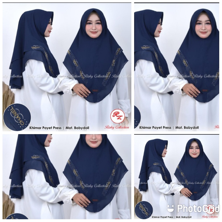 HIJAB PAYET CHANNEL SUPER COOL / HIJAB  CERUTY 2 LAYER / HIJAB INSTAN KERUDUNG INSTAN HIJAB INSTAN PAYET CHANNEL ORI RIZKY COLLLECTION | HIJAB KERUDUNG  INSTAN PAYET TERLARIS