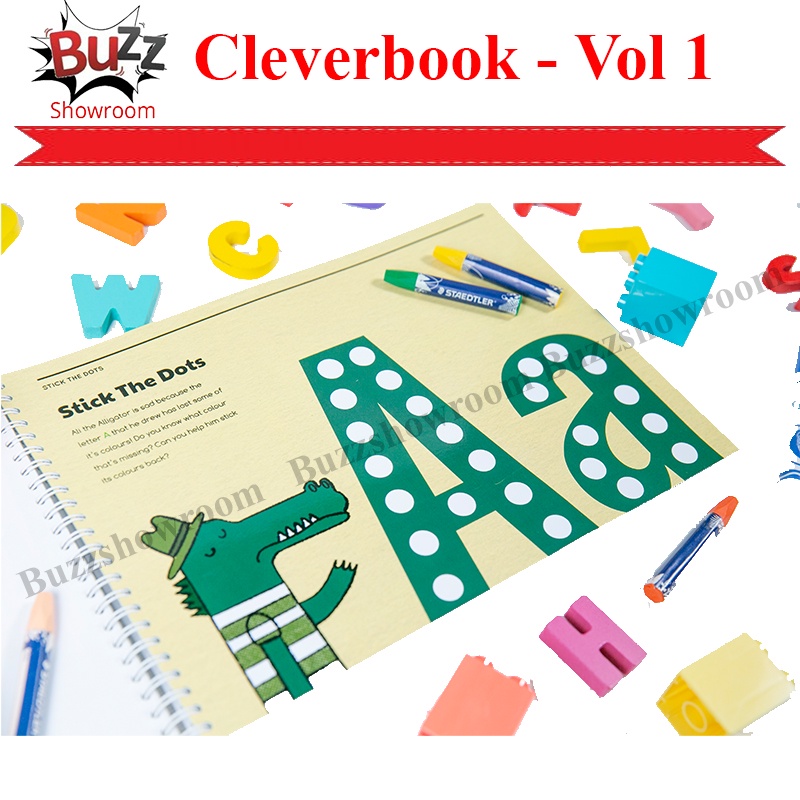 Buku Edukasi Anak Bayi Cleverbook Vol 01 18-24 bulan Cleverkins Inggris