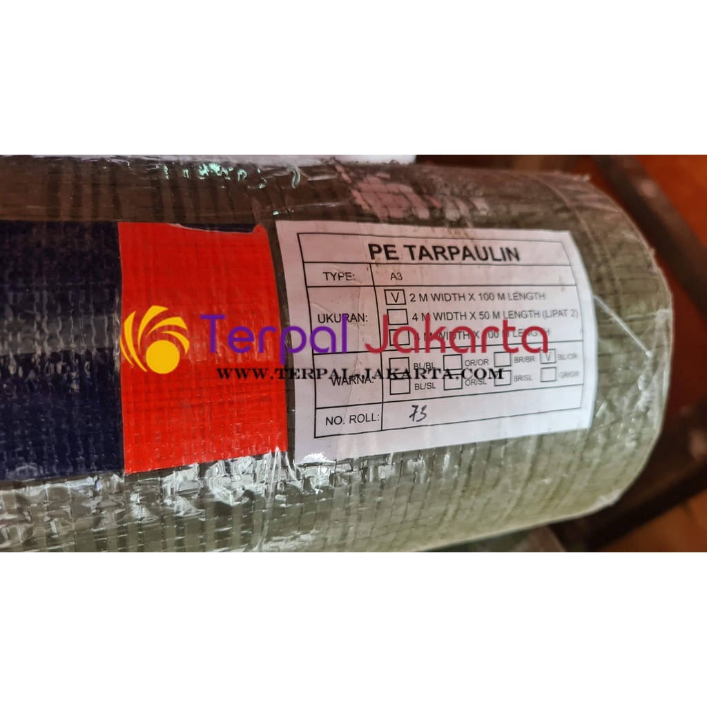 Terpal A3 3x6 Meter Bahan Korea | Terpal Plastik Tipe A3 Korea Ukuran 3 x 6 Meter
