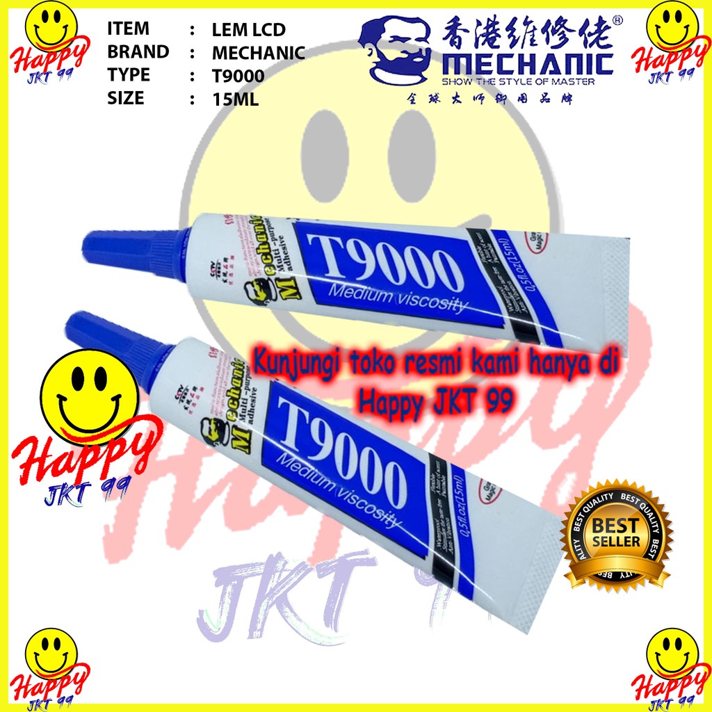 [ HAPPY JKT 99 ] LEM LCD TOUCHSCREEN MECHANIC T9000 15ML T 9000 15 ML