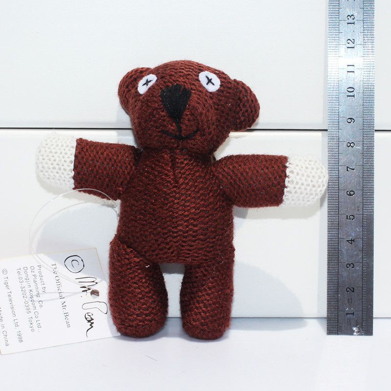 Mall Mr. Bean Teddy Bear Plushy Key Chain / Boneka Gantungan Kunci - Brown