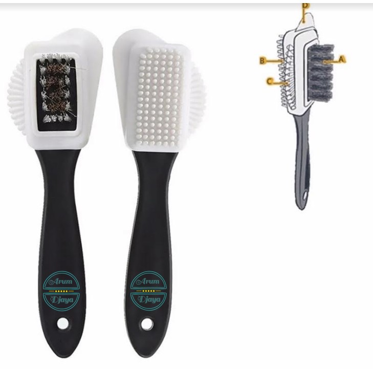 Sikat Suede Brush 4in1 Sikat Sepatu Tas Jacket Kulit Suede Dan Nubuck