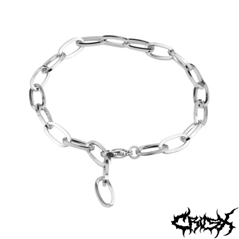 CHAIN BRACELET / PAPERCLIP BRACELET / GELANG RANTAI SILVER / BRACELET GELANG TITANIUM / AESTHETIC BRACELET / GELANG ESTETIK / GELANG AESTHETIC / GELANG PRIA / GELANG WANITA / GELANG PRIA WANITA