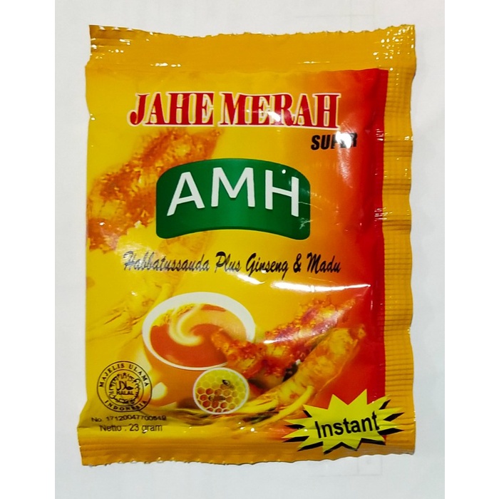 

TRADISIONALMINUMAN- PAKET 5 RENCENG | AMH JAHE MERAH SUPER | JAHE MERAH SUPER | 60 SACHET -MINUMAN-