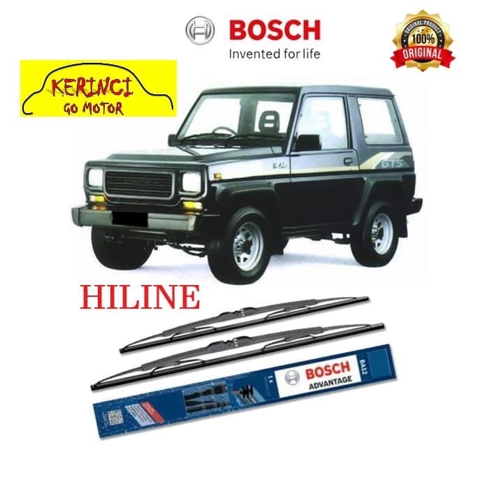 WIPER DAIHATSU HILINE BOSCH ADVANTAGE 17&quot; &amp; 17&quot; - WIPER BOSCH SEPASANG