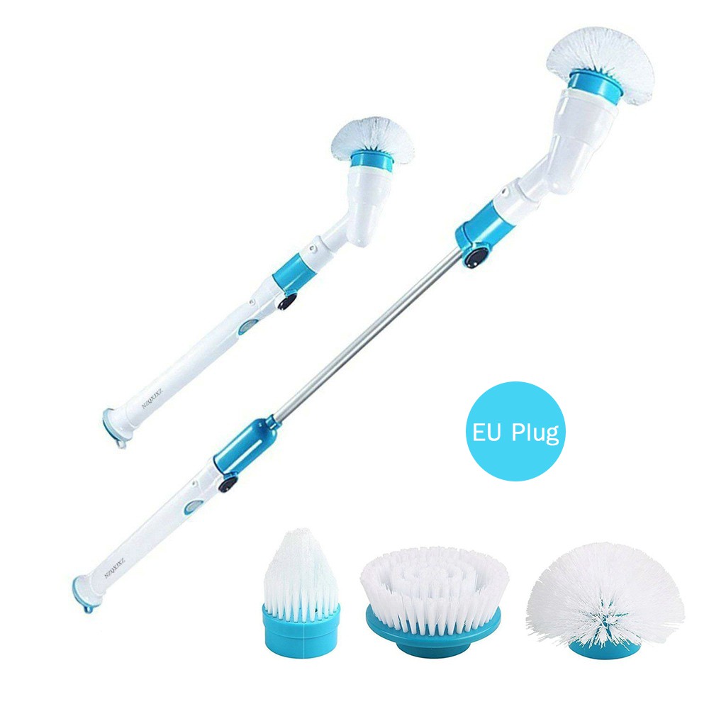 Cup Electric Spin Scrubber Cordless Rechargeable Bathroom Scrubber Cleaning Brush Multi Functional With Replaceable Brush Heads Extension Handle Shopee Indonesia