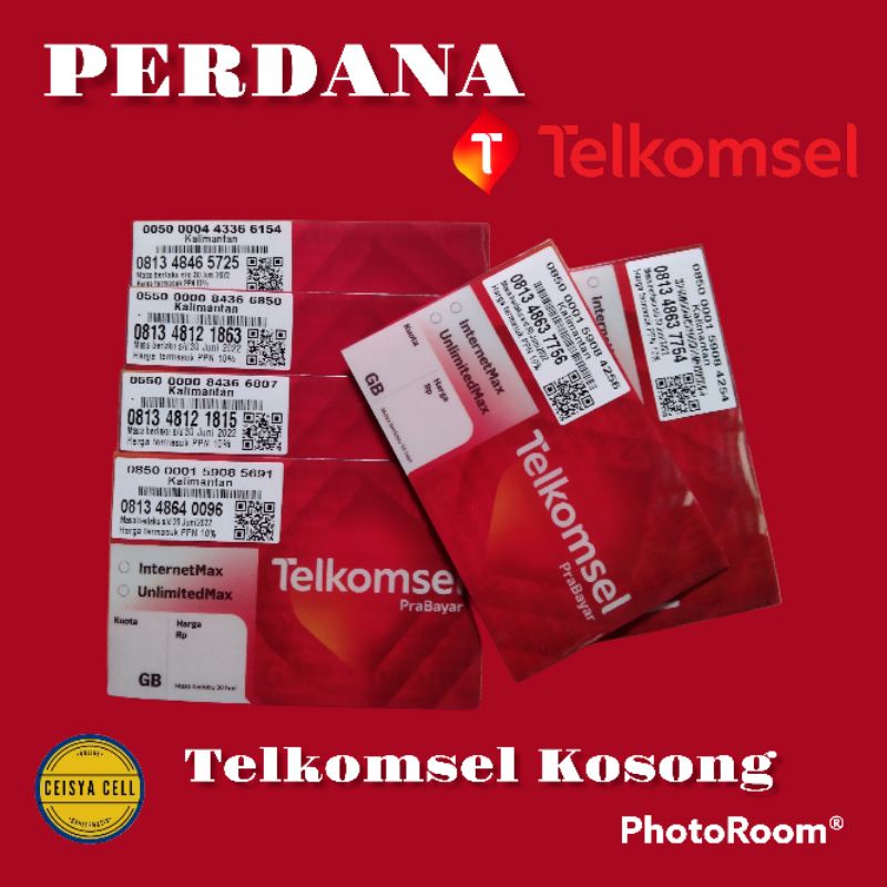 KARTU PERDANA TELKOMSEL PRABAYAR BIASA/0K EXP 2023