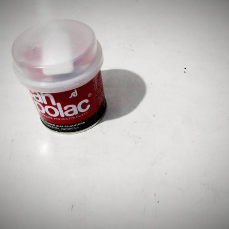 Dempul Sanpolac Plastik 250 Gram/Dempul Body Mobil/Motor/Kendaraan