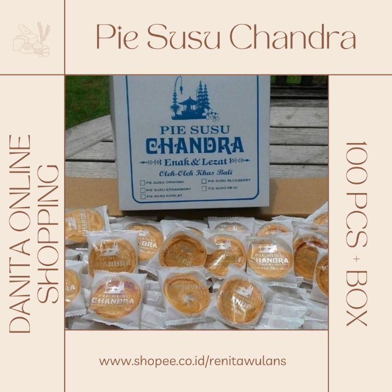 [DANITA] PIE SUSU CHANDRA 100PCS / 2BOX