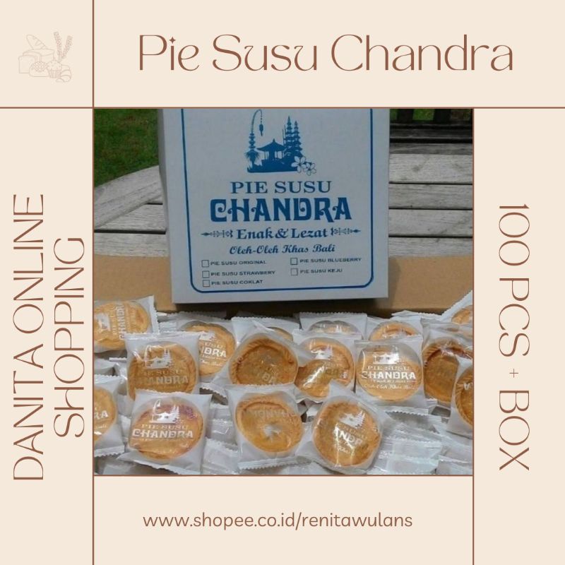 PIE SUSU CHANDRA ISI 100 PCS