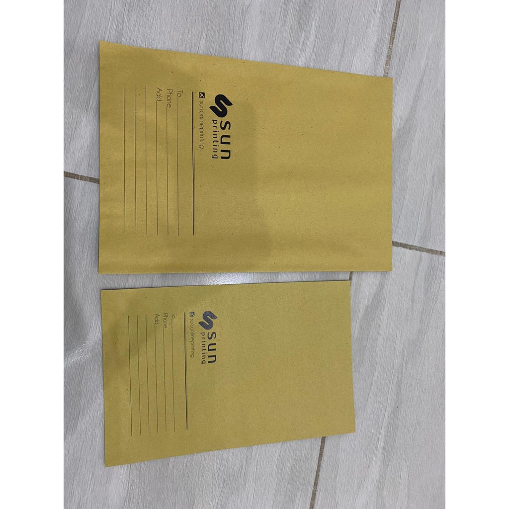 

AMPLOP COKLAT CUSTOM PRINT UKURAN BESAR / KECIL