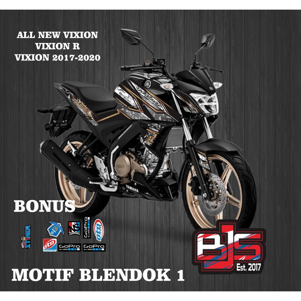 [COD] Stiker Sticker Striping hologram all New Vixion Vixion r Vixion 2017-2020 blendok