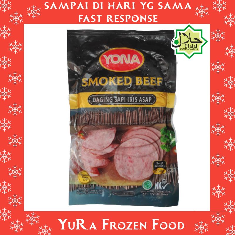 

Daging Sapi Iris YONA Smoke Beef 250gr / 500 gr