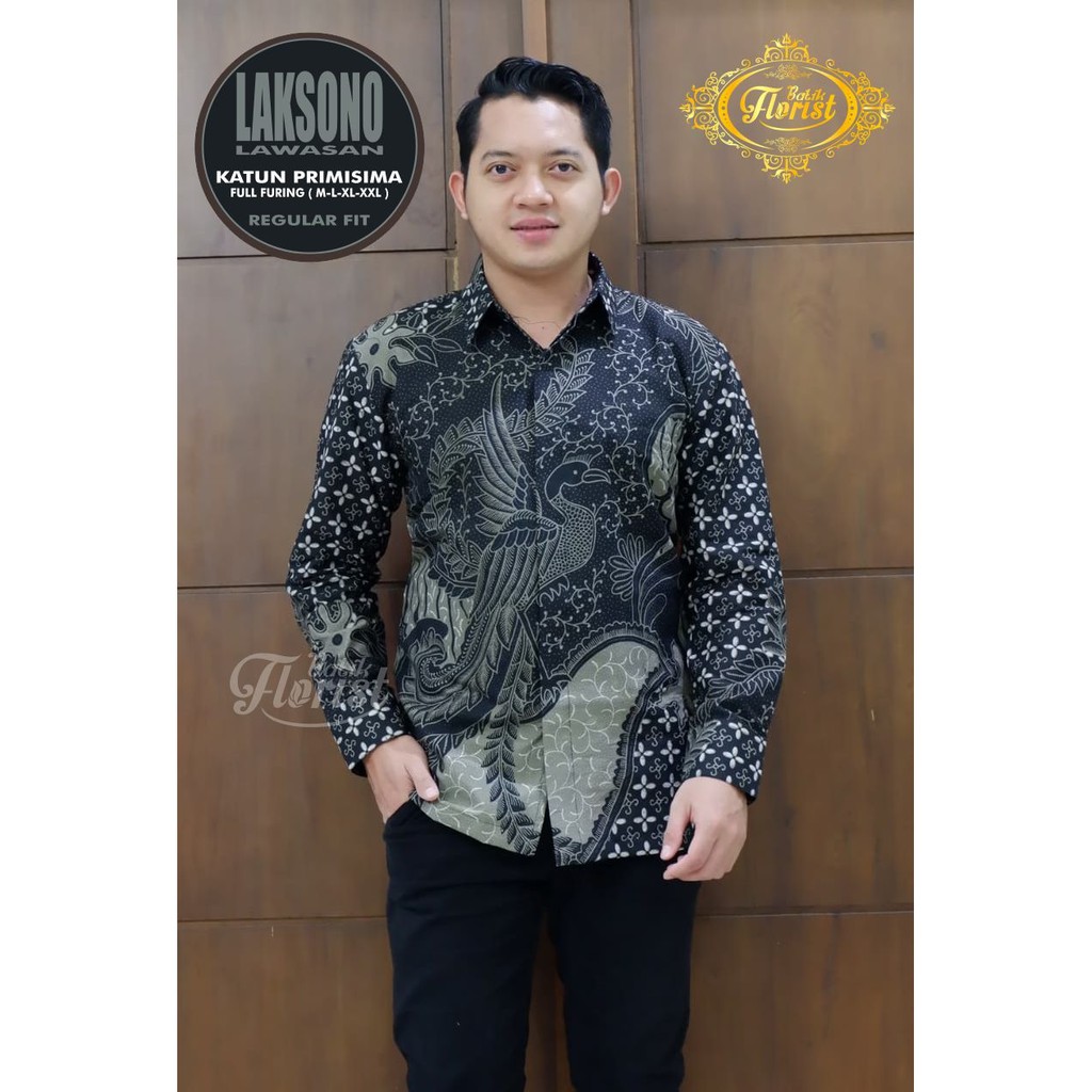 LAKSONO LAWASAN Batik Pria Full Furing Bahan Katun Halus Primisima