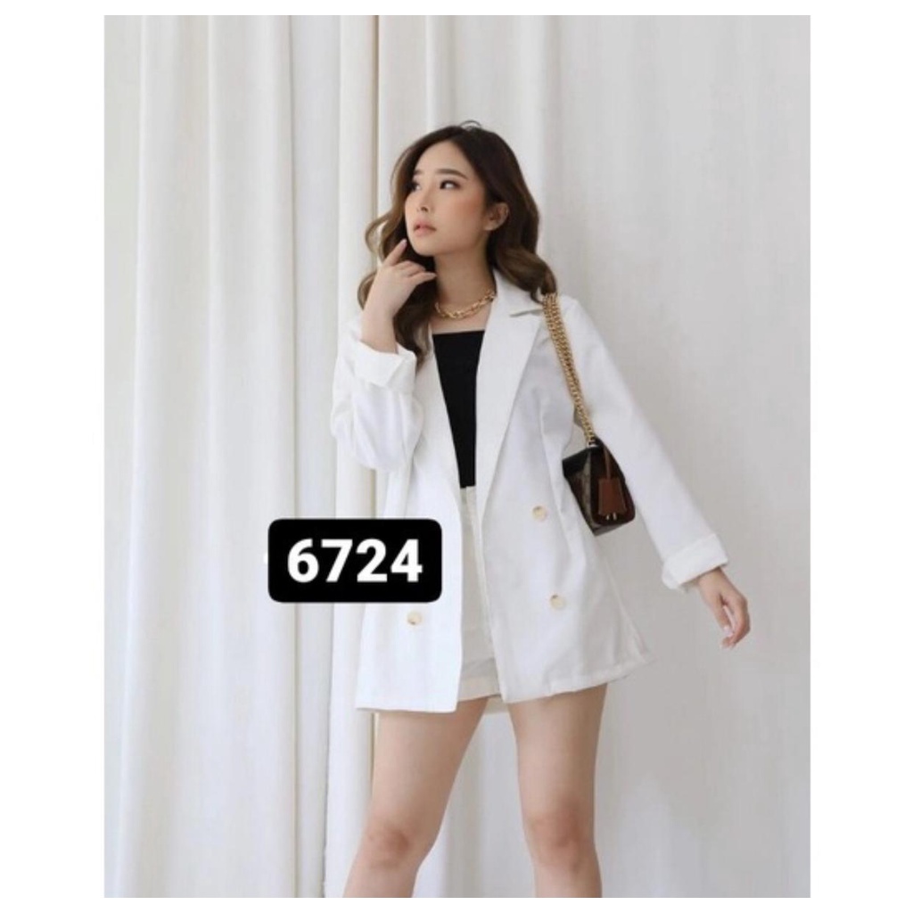 BLAZER WANITA/BAHAN SCUBA TEBAL/BLAZER SCUBA/BLAZER