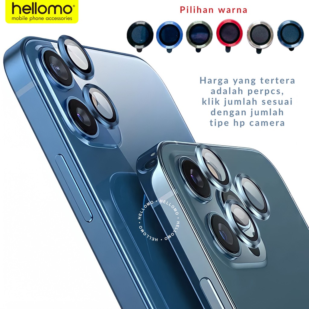 Ring Lensa Camera Protector iPhone Kamera Pelindung Tempered Glass