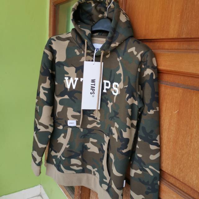 WTAPS Hoodie Camo Men, Woman, Unisex Original Authentic, Size S