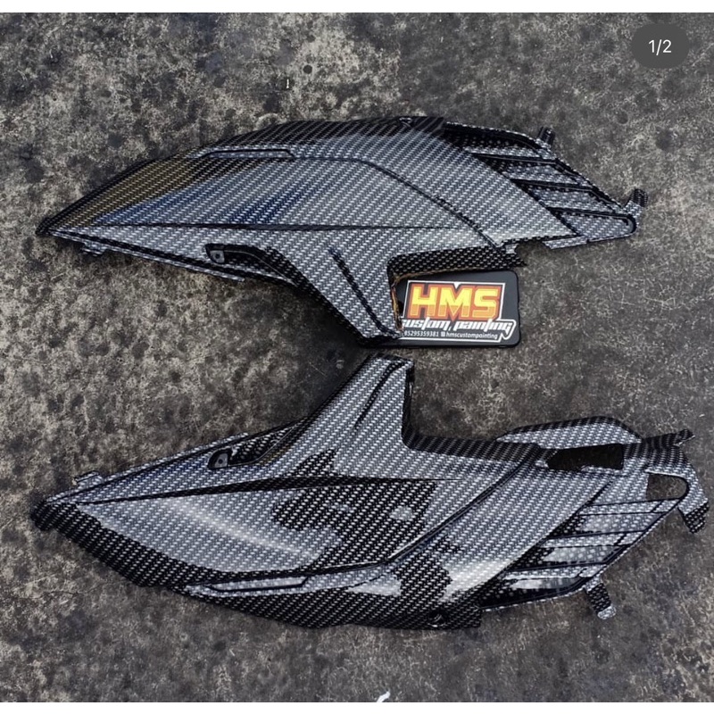 cover step honda vario110 Techno carbon