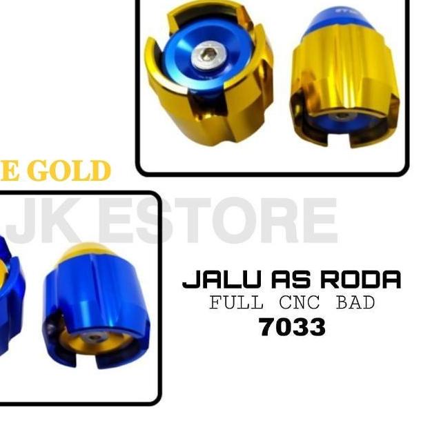 ♥ Jalu As Roda Depan / Belakang Jumbo Bahan Full Besi Tebal Universal Semua motor ۩