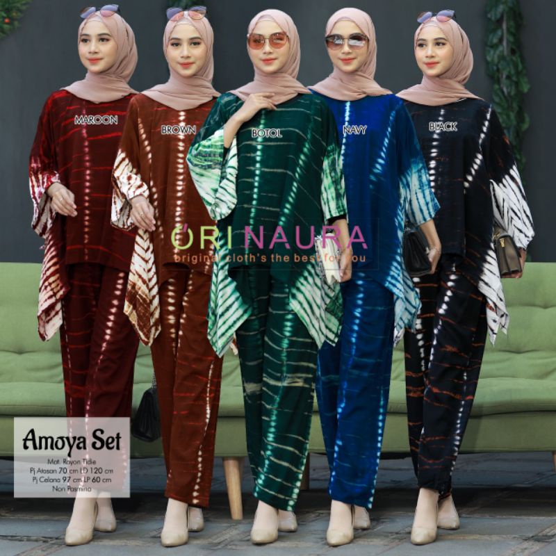 AMOYA SET BAJU SETELAN PANT BY ORI NAURA