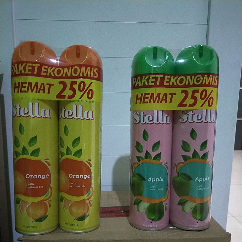 STELLA PENGHARUM RUANGAN (2 X 400ML )PAKET EKONOMIS