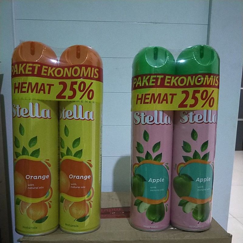 STELLA PENGHARUM RUANGAN (2 X 400ML )PAKET EKONOMIS