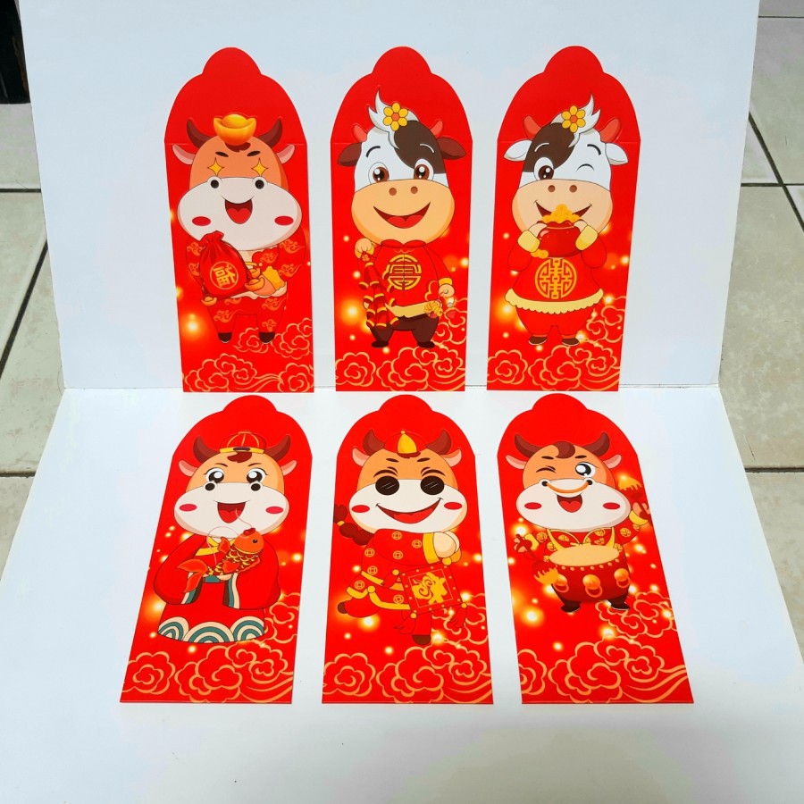 

angpao imlek 2021 shio kerbau LL0292 termurah LIMITED EDITION premium
