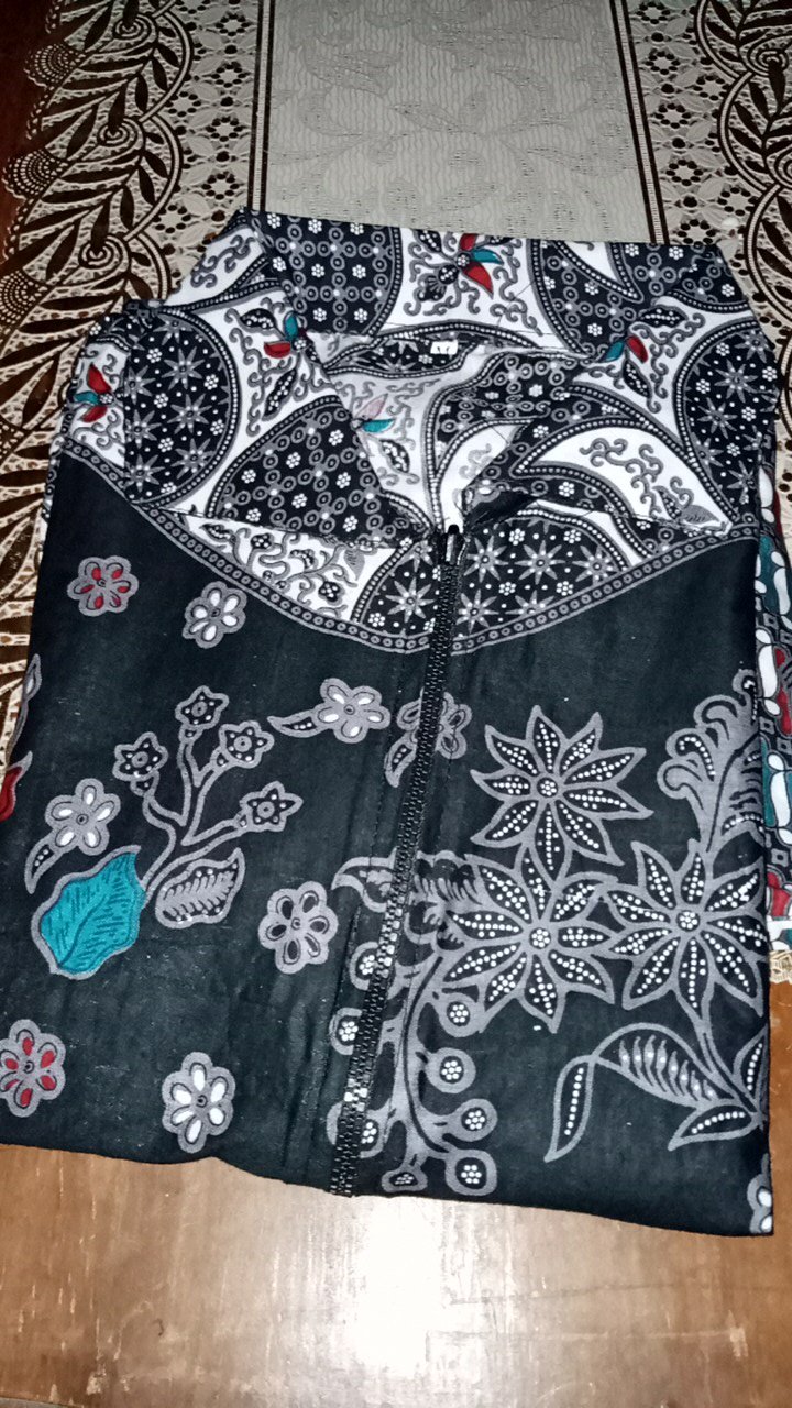 Emhabatik | Batik Couple Tunik Kemeja Ready Sragam Emhabatik Tunik Ziper Depan Terlaris