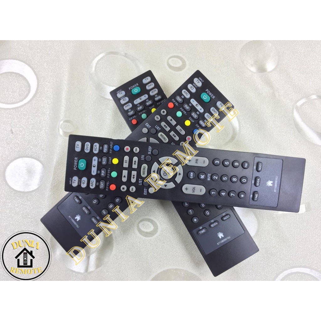Remot Remote TV LG LCD LED Plasma SLIM FLAT Type 6710900010J tanpa setting