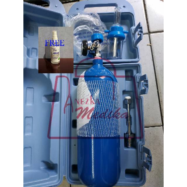 TABUNG oksigen travelling / tabung OKSIGEN PORTABEL TRAVELLING