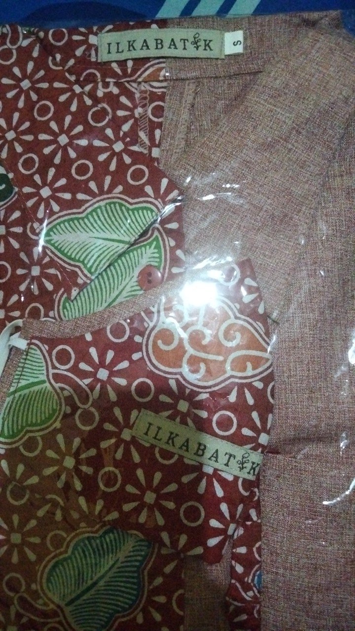 Atasan Batik Wanita Lilliana Leaf Busui 7203