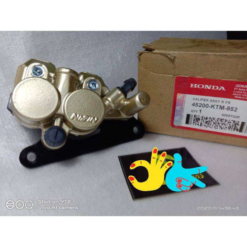kaliper caliper/ Pala Babi master rem bawah NISSIN supra x kharisma fit supra 125