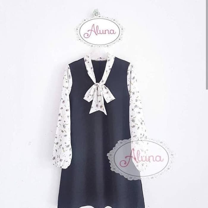 Baju Juwita Sf Tunik Nissa Sabyan Kekinian Cewek Murah Grosir White Zuky Bahan Spandek