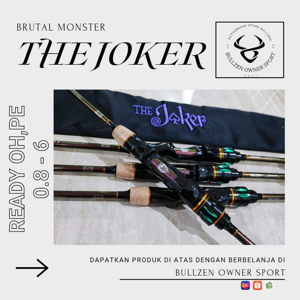 Joran Pancing Rod Bullzen BM The Joker Ready SP dan OH/ Joran Jigging/ Solid Carbon HDCC3-182 cm