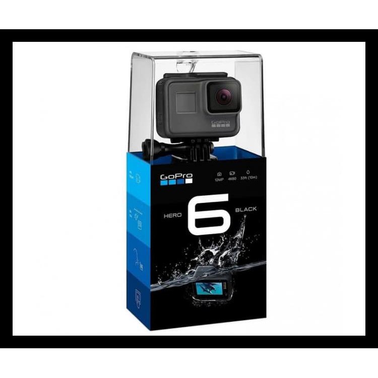 Berkualitas Gopro Hero 6 Black 4K - Go Pro Hero6 Black Original Terlaris