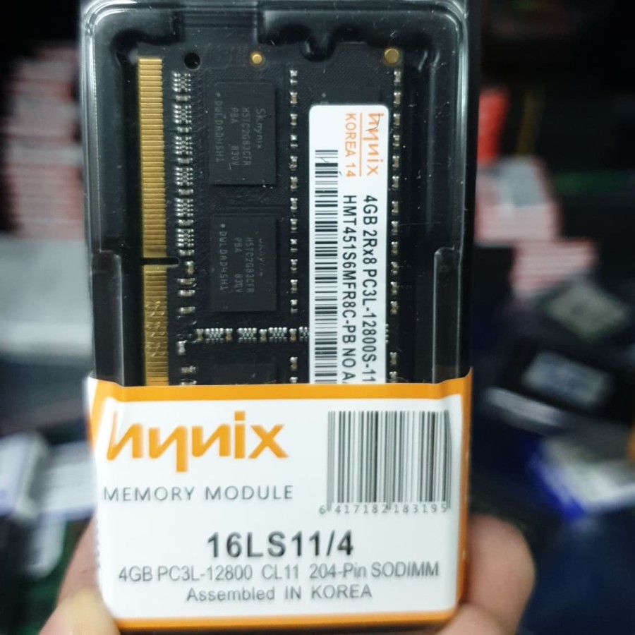 RAM SODIMM DDR3 4GB PC3L 12800 HYNIX