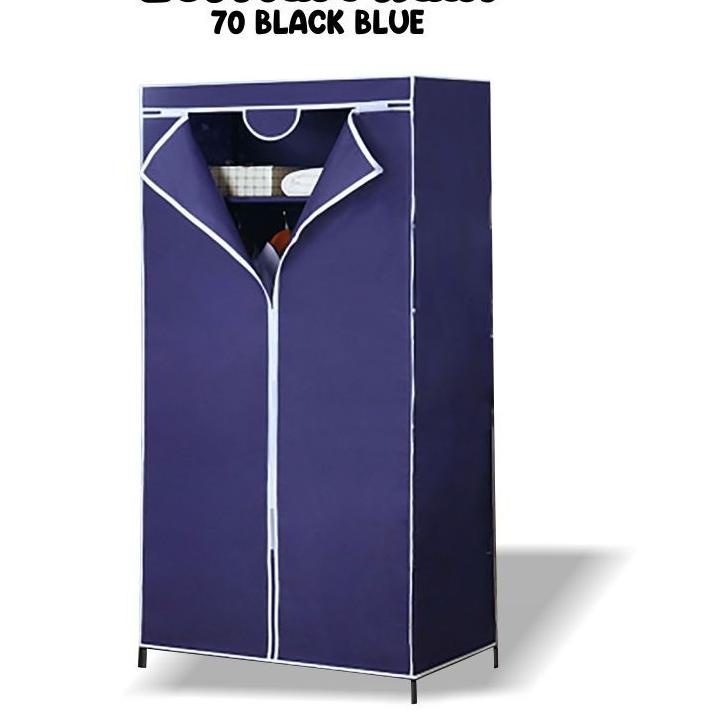 ✿ lemari pakaian / lemari resleting kain portable lemari serbaguna kain resleting ke atas lemari sis