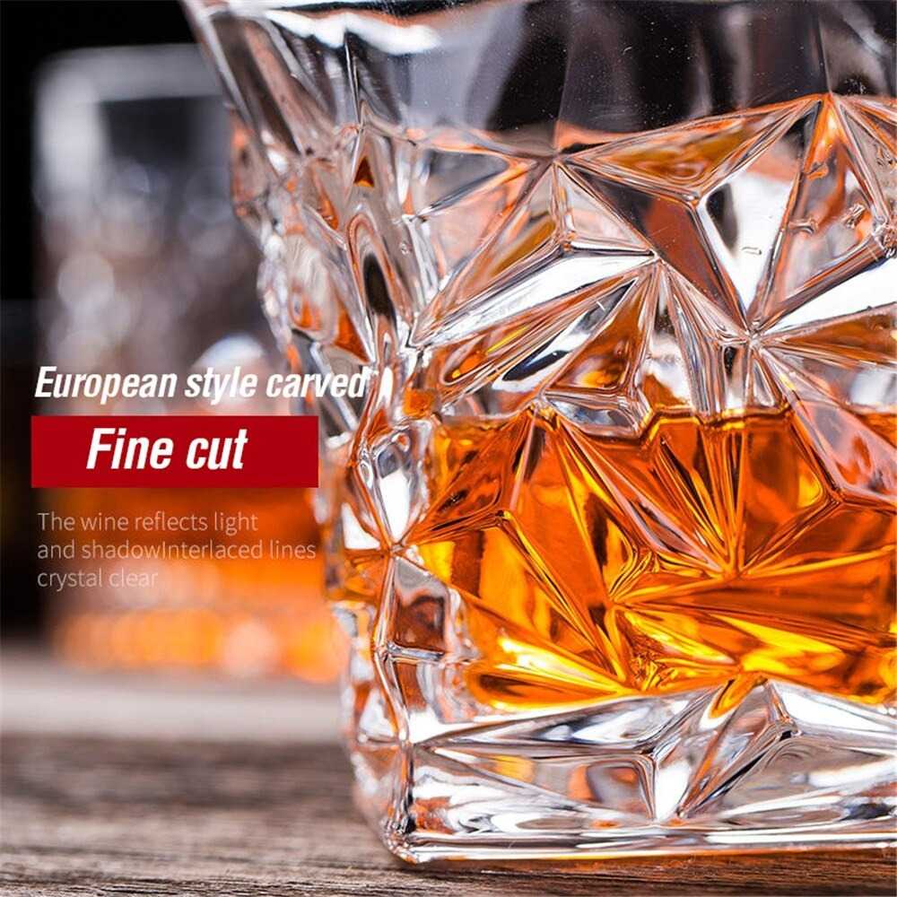 TD-DA Mr.Burning Gelas Cangkir Whisky Wine Crystal Glass Cup 210ML - NRB14